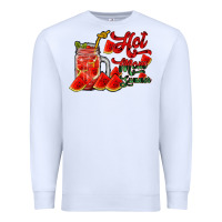 White hot mom summer watermelon Premium Sweatshirt - RacoonDesign