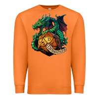 Carrot dragon and a d20 Premium Sweatshirt - lanVoArt