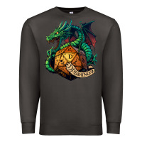 Smoke dragon and a d20 Premium Sweatshirt - lanVoArt