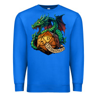 True Royal dragon and a d20 Premium Sweatshirt - lanVoArt