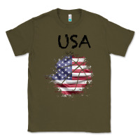 Army Green USA Classic Tee - Bettercallsaul