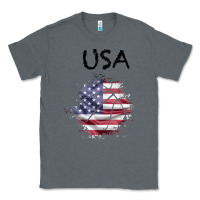 Charcoal Heather USA Classic Tee - Bettercallsaul