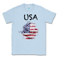 Dusty Blue USA Classic Tee - Bettercallsaul