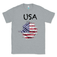 Heather Grey USA Classic Tee - Bettercallsaul