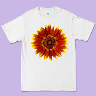 Little Becka Sunflower Premium Tee Designed By Lillyallendesigns