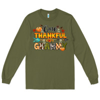 Army Green one thankful grammy Long Sleeve Tee - CowGirlArtShop