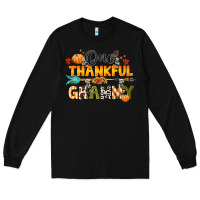 Black one thankful grammy Long Sleeve Tee - CowGirlArtShop