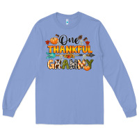 Colony Blue one thankful grammy Long Sleeve Tee - CowGirlArtShop