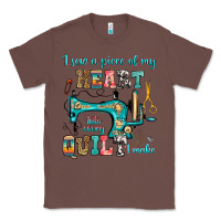 Chestnut i sew a piece of my heart into every quilt i make Classic Tee - RanaPortraitStore