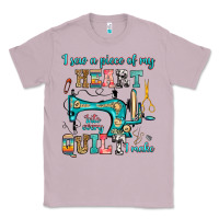 Lilac i sew a piece of my heart into every quilt i make Classic Tee - RanaPortraitStore