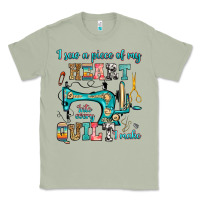 Matcha i sew a piece of my heart into every quilt i make Classic Tee - RanaPortraitStore