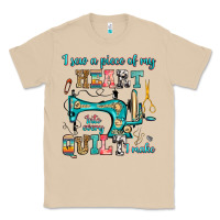 Mushroom i sew a piece of my heart into every quilt i make Classic Tee - RanaPortraitStore