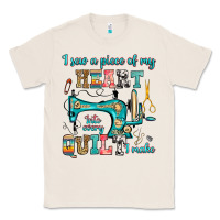 I Sew A Piece Of My Heart Into Every Quilt I Make Classic Tee | Teevron