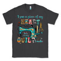Smoke i sew a piece of my heart into every quilt i make Classic Tee - RanaPortraitStore