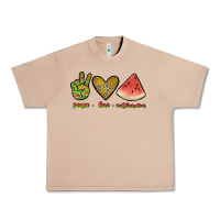 Burro peace love watermelon Urban Heavy Tee - JahusDesignShop