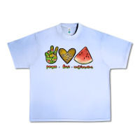 Grape Ice peace love watermelon Urban Heavy Tee - JahusDesignShop