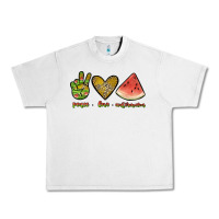 Lunar Rock peace love watermelon Urban Heavy Tee - JahusDesignShop