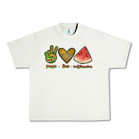 Peace Love Watermelon Urban Heavy Tee | Teevron