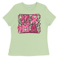Matcha Breast Cancer Awareness mama ribbon Ladies Tee - LillyAllenDesigns