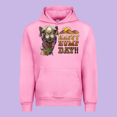 Happy Hump Day Camel Urban Hoodie Designed By Barkaloodesign