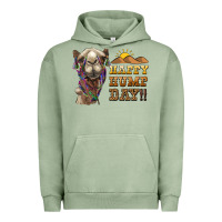 Pigment Oil Green happy hump day camel Urban Hoodie - BarkalooDesign