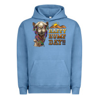Pigment Pebble Blue happy hump day camel Urban Hoodie - BarkalooDesign