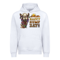 White happy hump day camel Urban Hoodie - BarkalooDesign