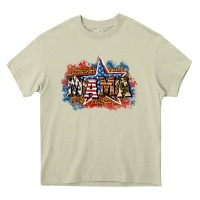 Mossy Patriotic Mama Heavy Core Tee - BundleAndBundleShop