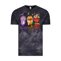 Cloud Black hallothanksmas coffee cups Vintage Tee - texasbilliewilder