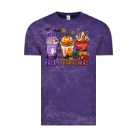 Cloud Purple hallothanksmas coffee cups Vintage Tee - texasbilliewilder