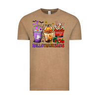 Hallothanksmas Coffee Cups Vintage Tee | Teevron