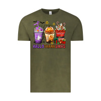Vintage Olive hallothanksmas coffee cups Vintage Tee - texasbilliewilder