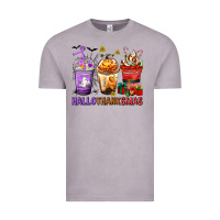 Vintage Zinc hallothanksmas coffee cups Vintage Tee - texasbilliewilder