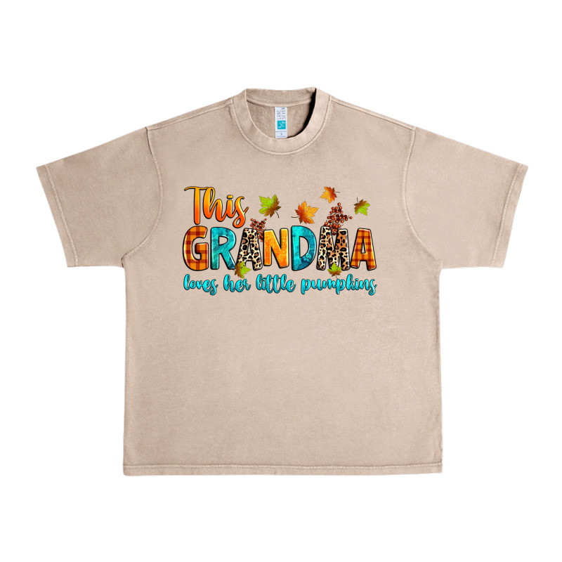 Customized This Grandma Loves Her Little Pumpkins Urban Heavy Tee by texasbilliewilder | Teevron