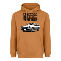 Meerkat initial d fujiwara tofu shop ae86 manga Heavyweight Hoodie - lanVoArt