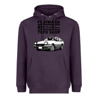 Plum initial d fujiwara tofu shop ae86 manga Heavyweight Hoodie - lanVoArt