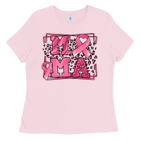 Bubblegum Pink Breast Cancer Awareness mama ribbon Ladies Tee - LillyAllenDesigns