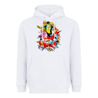 White invincible and friend hero art Heavyweight Hoodie - lanVoArt