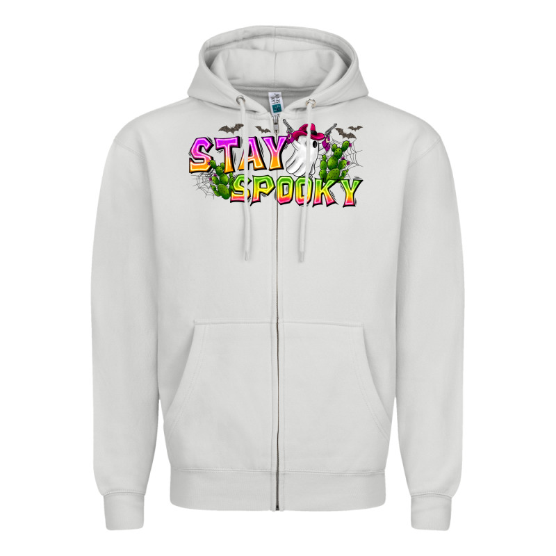 Stay Spooky Zipper Hoodie by CowhideDigitalArt | Teevron
