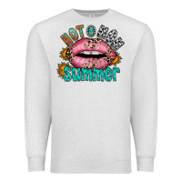 Oatmeal Heather hot mom summer Premium Sweatshirt - RacoonDesign