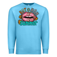 Ocean Blue hot mom summer Premium Sweatshirt - RacoonDesign