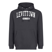Levittown New York Ny Vintage Athletic Sports Design T Shirt Heavyweight Hoodie | Teevron