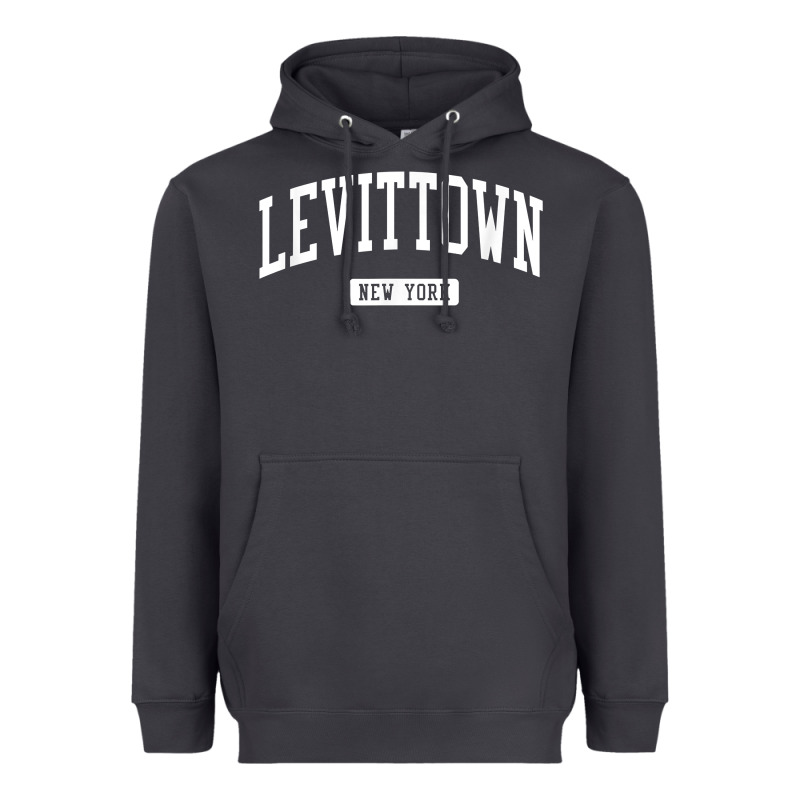 Levittown New York Ny Vintage Athletic Sports Design T Shirt Heavyweight Hoodie by lanVoArt | Teevron