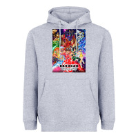 Heather Grey bakugan Heavyweight Hoodie - lanVoArt