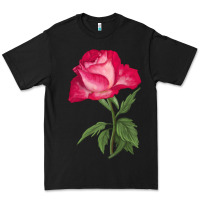 Black Love At First Sight Rose Premium Tee - LillyAllenDesigns