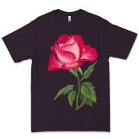 Plum Love At First Sight Rose Premium Tee - LillyAllenDesigns