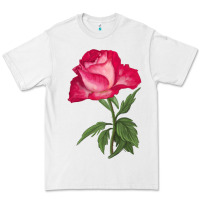 White Love At First Sight Rose Premium Tee - LillyAllenDesigns