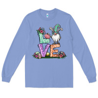Colony Blue easter gnome easter bunny gnome Long Sleeve Tee - Jasminsmagicworld