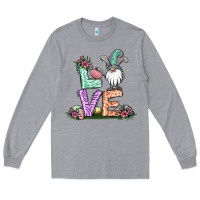 Heather Grey easter gnome easter bunny gnome Long Sleeve Tee - Jasminsmagicworld