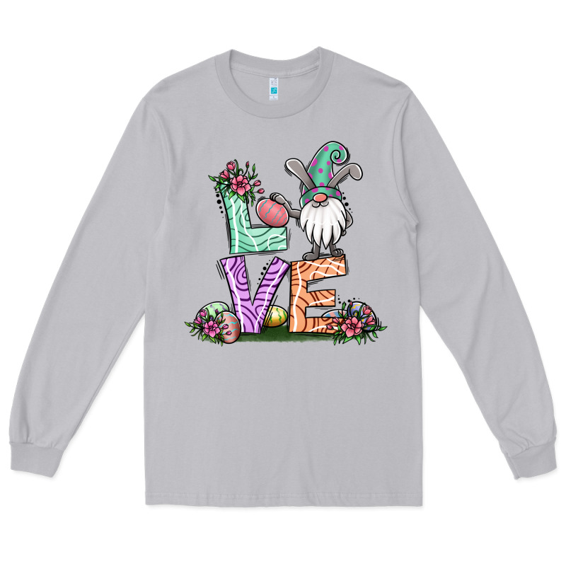 Easter Gnome Easter Bunny Gnome Long Sleeve Tee by Jasminsmagicworld | Teevron